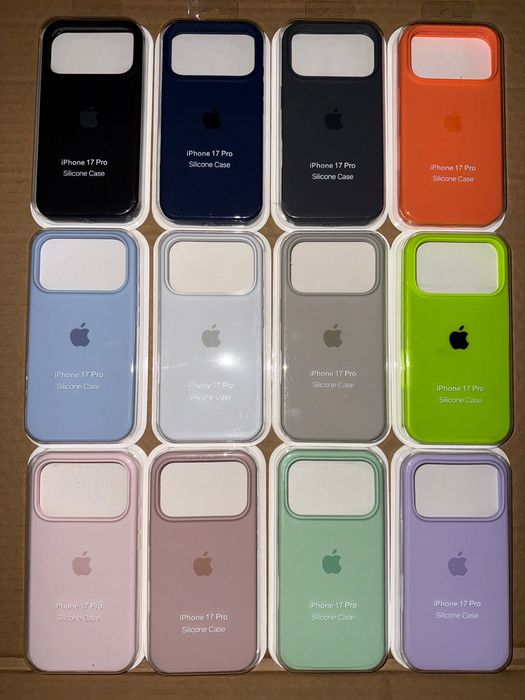Husa iPhone silicon color sau transparenta 17 pro max 17 Air 17 Pro 17