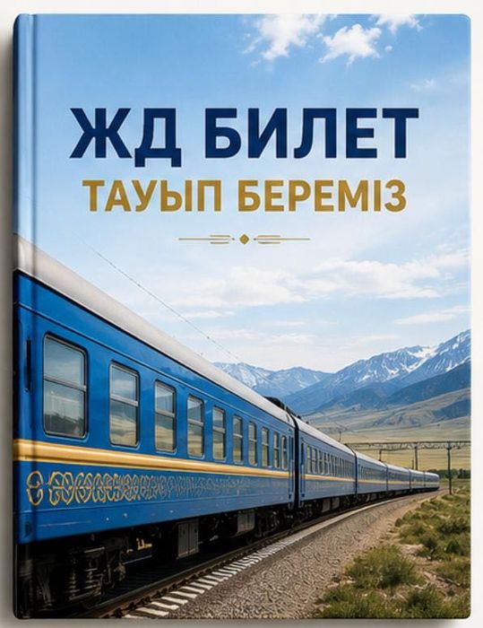 Book! "ЖД Билеттер" кез келген орынға. Страховка