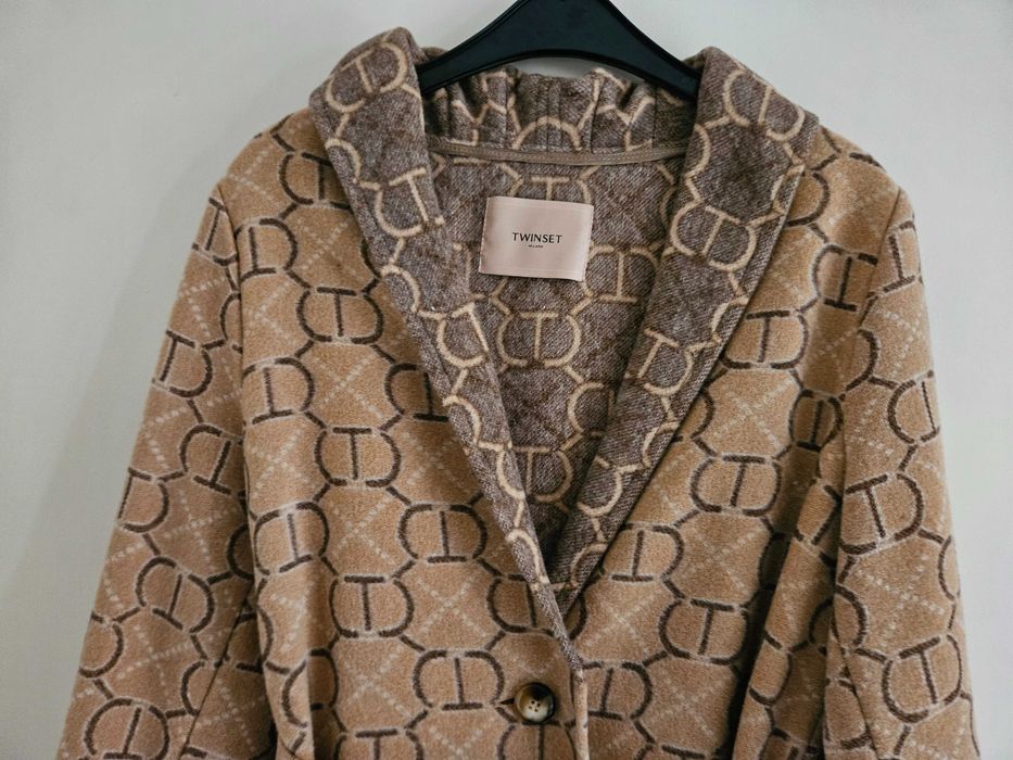 палто Twinset - студена вълна