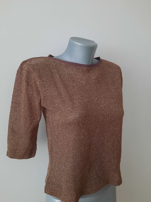 Дамска лъскава блуза