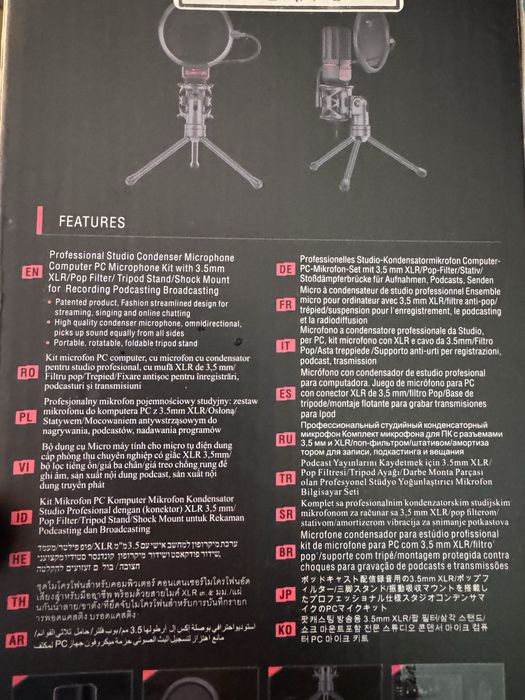 Usb усб микрофон reddragon seyfert