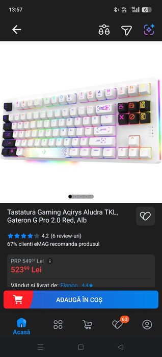Tastatura Gaming AQIRYS Aludra