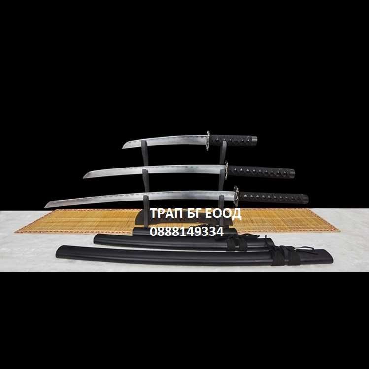 Катана Комплект от 3 бр. с подарък поставка Katana Самурайски меч гр ...