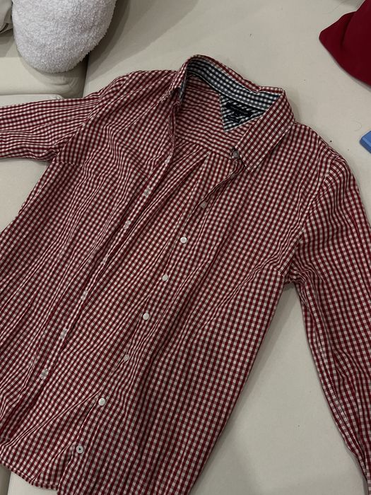 Клечатая рубашка от Tommy Hilfiger оригинал