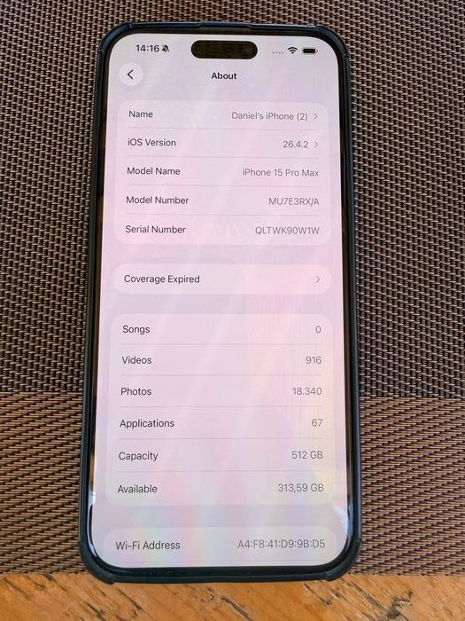 iPhone 15 ProMax 512gb
