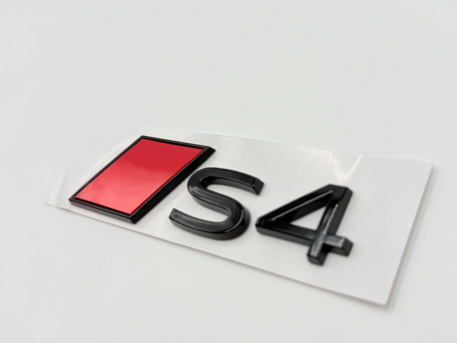 Emblema AUDI S4 spate negru NOU