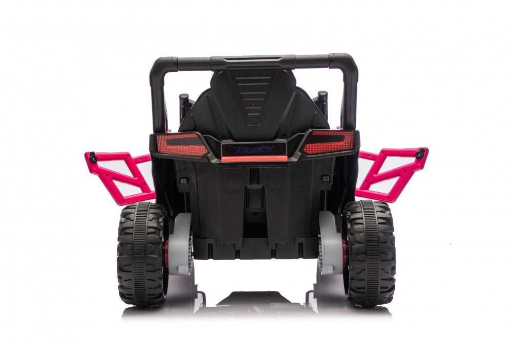 Masinuta electrica Nichiduta Off Road UTV Rose Red cu telecomanda 2.4G,acumulator 12V4.5Ah,doua motoarex35W,slow start,roti robuste cu rulment