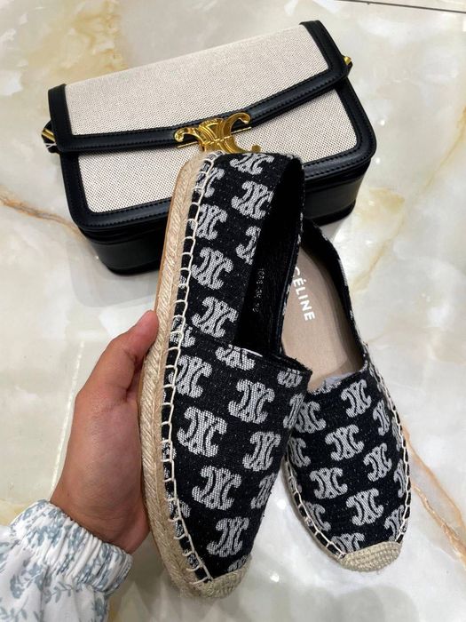 Эспадрильи летние босоножки CELINE