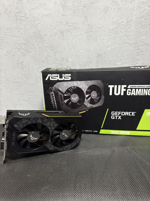Placă video ASUS TUF Gaming GTX 1660 Super OC 6GB GDDR6