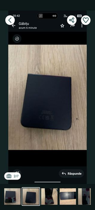 Vând telefon Samsung z flip 4 semi funcțional are nevoie de reparații