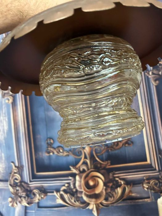 DN569 Lampa de tavan lustra 28cm  diametru alama h - 16cm masiva