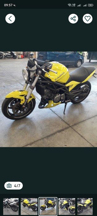 Каджива(Cagiva Elefant 650,Roadster125,Canyon 650,Raptor 650)-на части