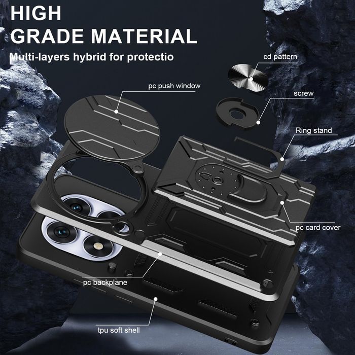Xiaomi Redmi Note 14 14 Pro 14 Pro+/ RING CARD SLOT Удароустойчив кейс