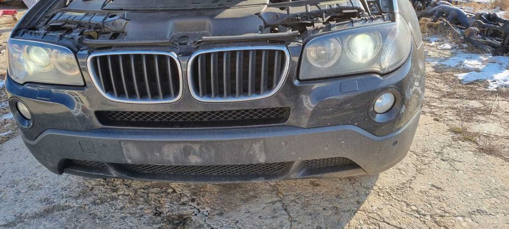 Usa aripa capota haion bara BMW X3 E83 lci black sapphire metallic 475