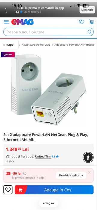 Set 2 adaptoare net gear