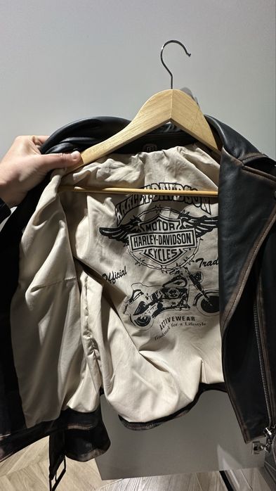 Винтаж. Кожаная куртка Harley Davidson. Эксклюзив