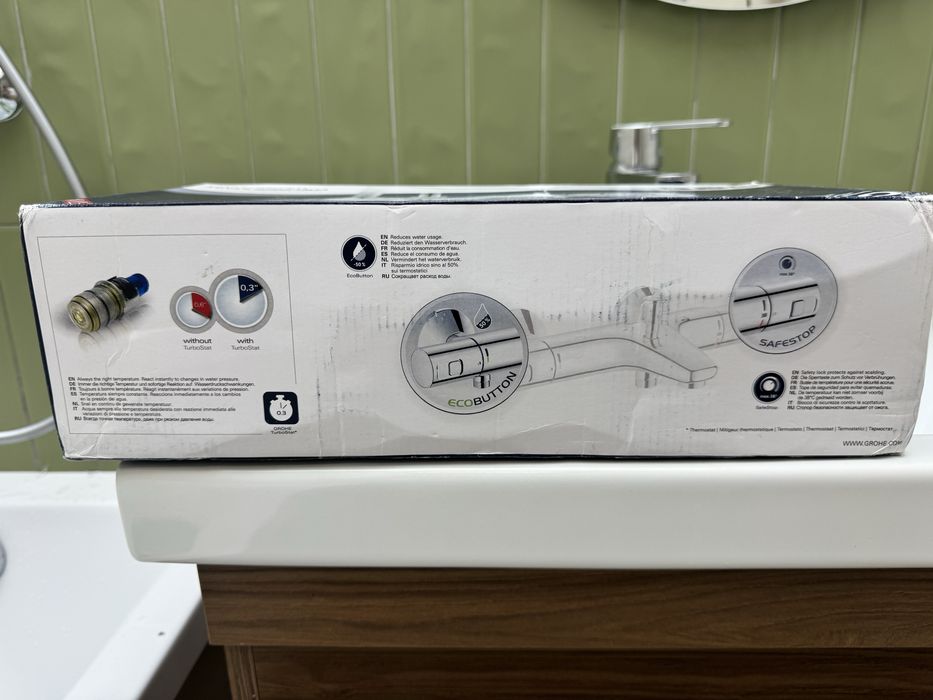 Смеситель с термостатом Grohe