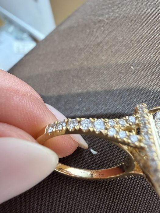 Inel de logodna cu diamant de laborator 3 carate