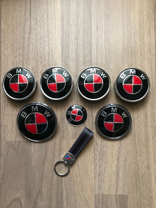 Semn emblema roti capota porbagaj si volan compatibile cu BMW
