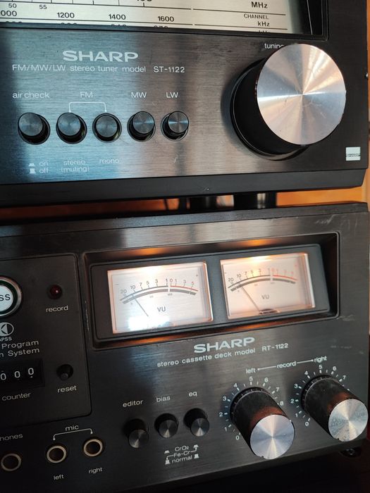 Deck Sharp RT-1122 și tuner SHARP ST-1122
