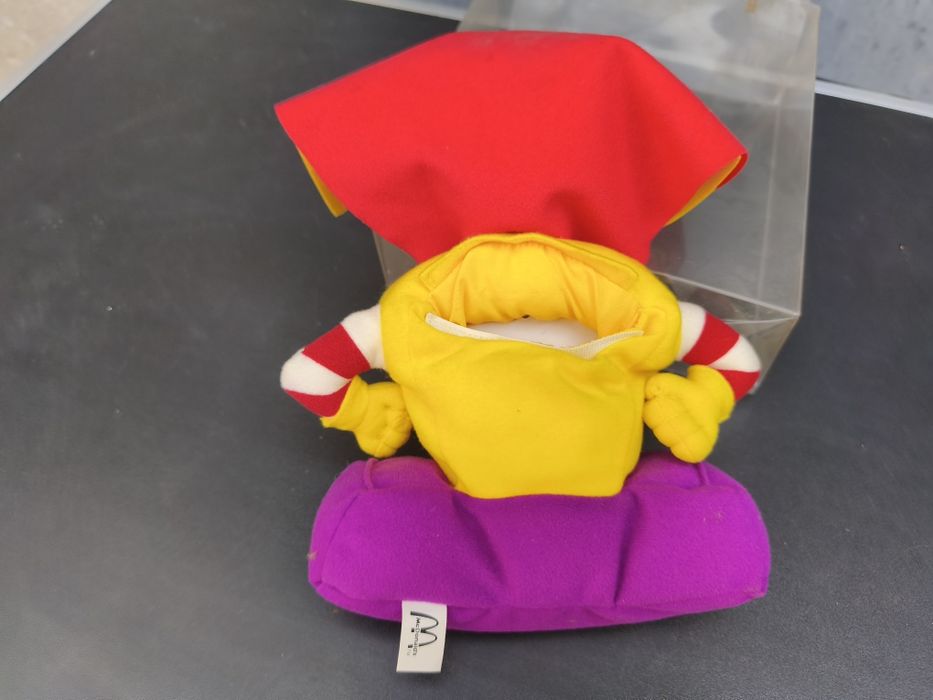 винтидж плюшен настолен часовник с Роналд Макдоналд