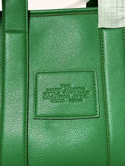 Geanta Marc Jacobs The Tote Bag Verde Noua Cu Curea