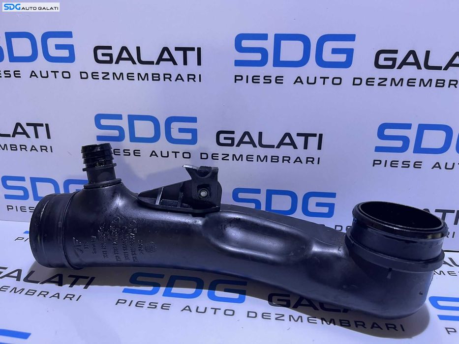 Teava Conducta Tub Tubulatura Admisie Aer Intercooler Seat Alhambra 1.9 TDI ASZ BTB 2001 - 2010 Cod 7M3129656K 7M3129654K [AV1306]