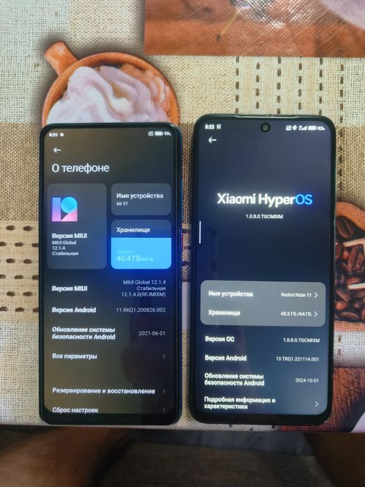 Mi 9 t va redmi not 11