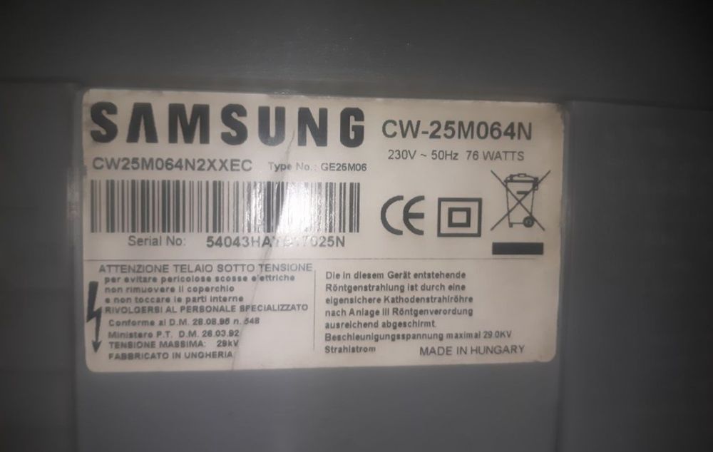 Televizoar samsung cu ecran plat