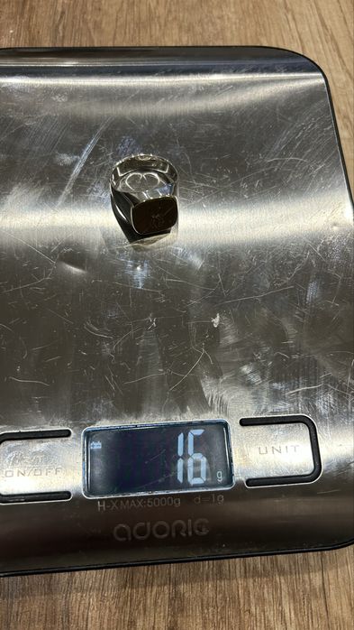 Мъжки пръстен сребро и злато