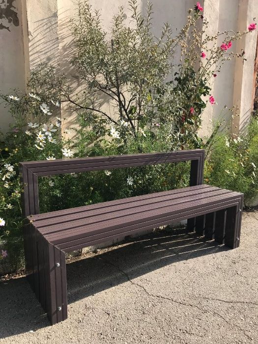 Скамейки, лавочки из ДПК