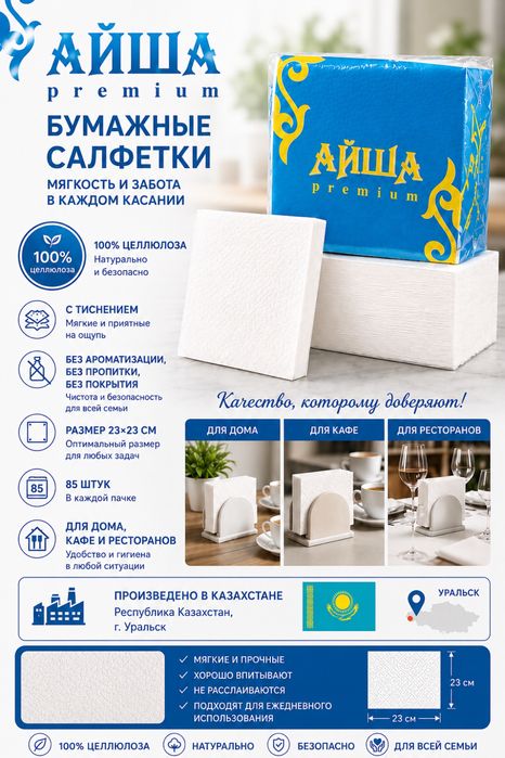 Туалетная бумага и салфетки