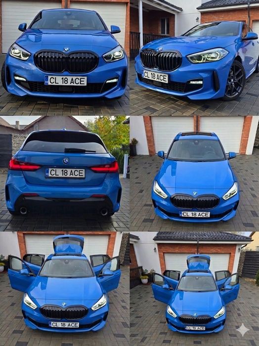 BMW * 118D * albastru M-Power * F40 * 2.0 diesel * automat * panoramic