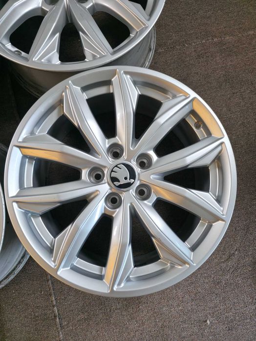 4 Jante Aliaj 5x112 17'' OE VW Golf Touran Tiguan Sharan Caddy T-ROC / Skoda Octavia Superb YETI Karoq Kodiaq 7J ET 34