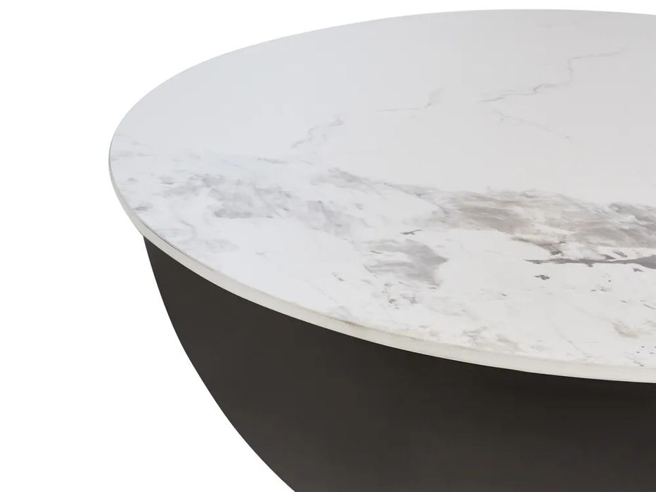 NOU Masa de cafea NADINE, ceramică, cu depozitare