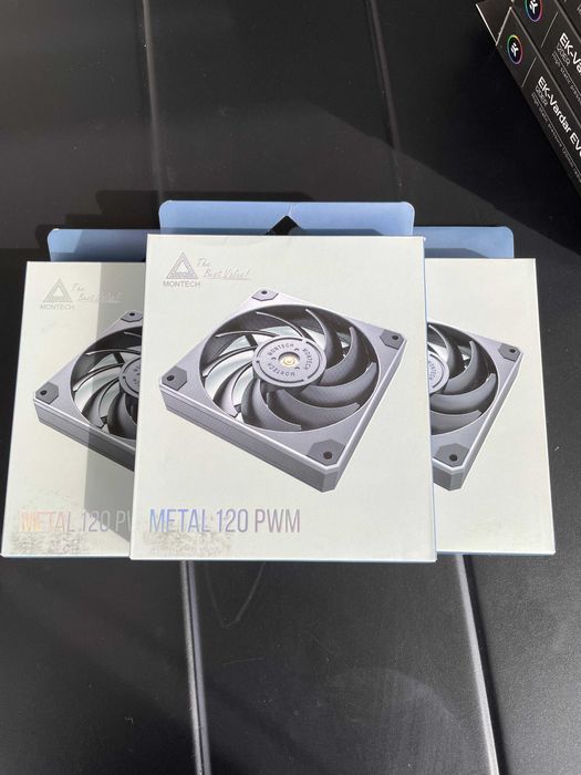 Ventilator Montech Metal 120 PWM set de 3