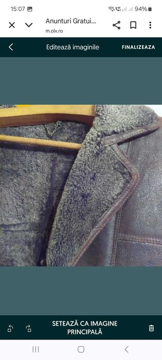 Jacheta bărbătească Extra large căptușită 5XL