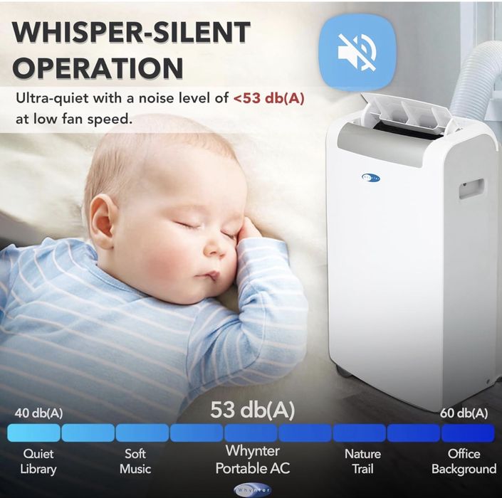 мобилен климатик Whynter ARC-148MHP – 14,000 BTU / 10,000 BTU
