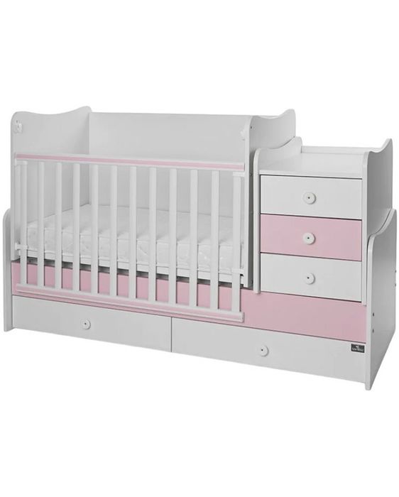 Луксозно бебешко/юношеско легло 3 в 1 с люлка Lorelli Maxi Plus