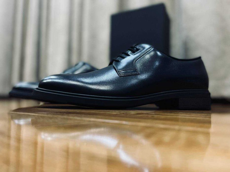 BOSS мужские кожаные туфли-дерби Италия РАЗМЕР 42.5,45