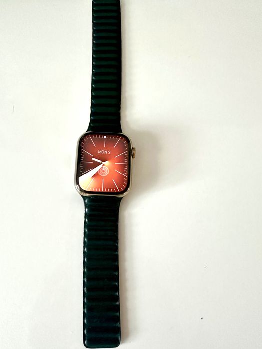 Apple Watch seria 7, 45mm, gold stainless steel