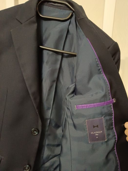 Пиджак школьный синего цвета