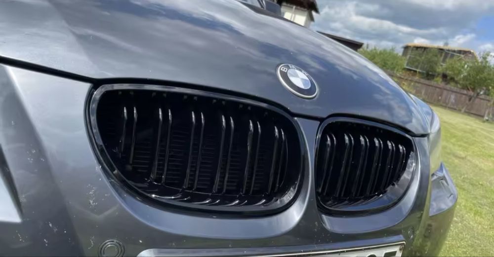Нови черни гланцирани двойни бъбреци високо качество за BMW E60 E61 M5