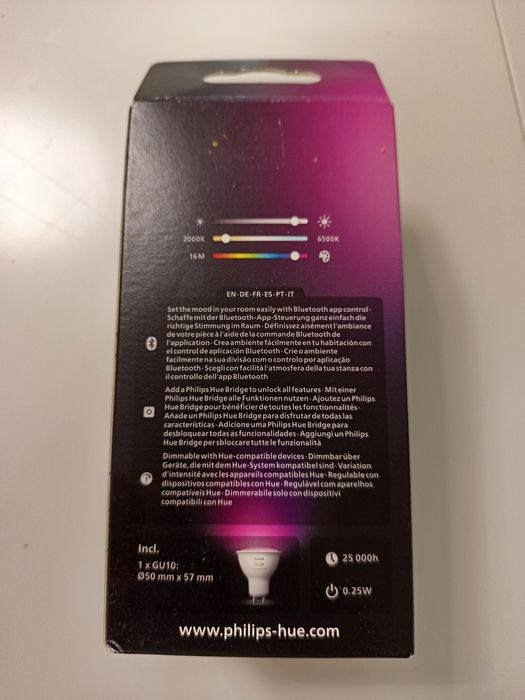 Bec Philips hue GU10 COLOR 400 LUMENI