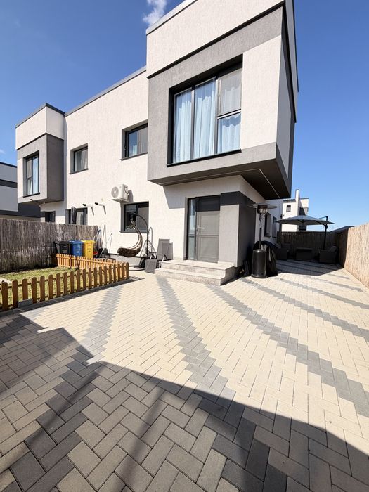 Prima inchiriere, Apartament 2 camere mobilat premium, curte privata 80 mp