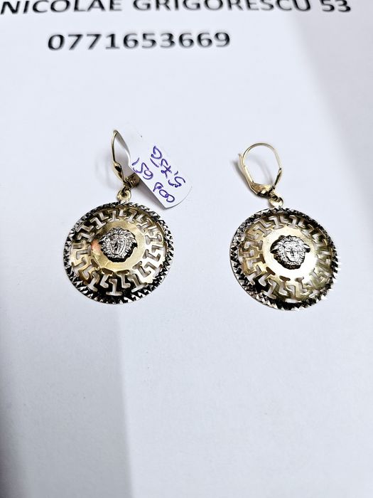 Vand cercei din aur 14 k 5.75 g cod 651