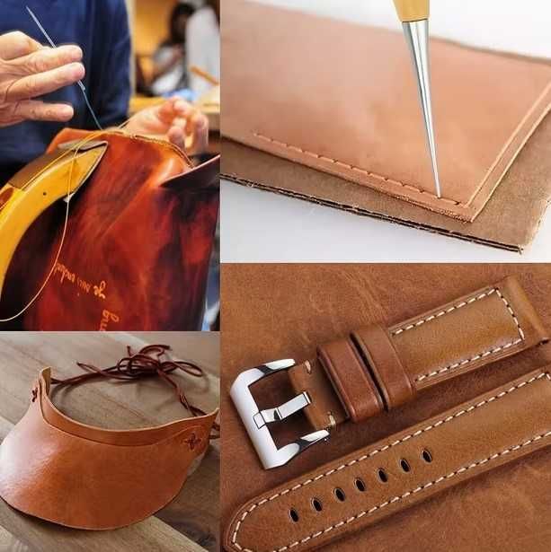 Комплект восъчни конци за кожа 0.8мм