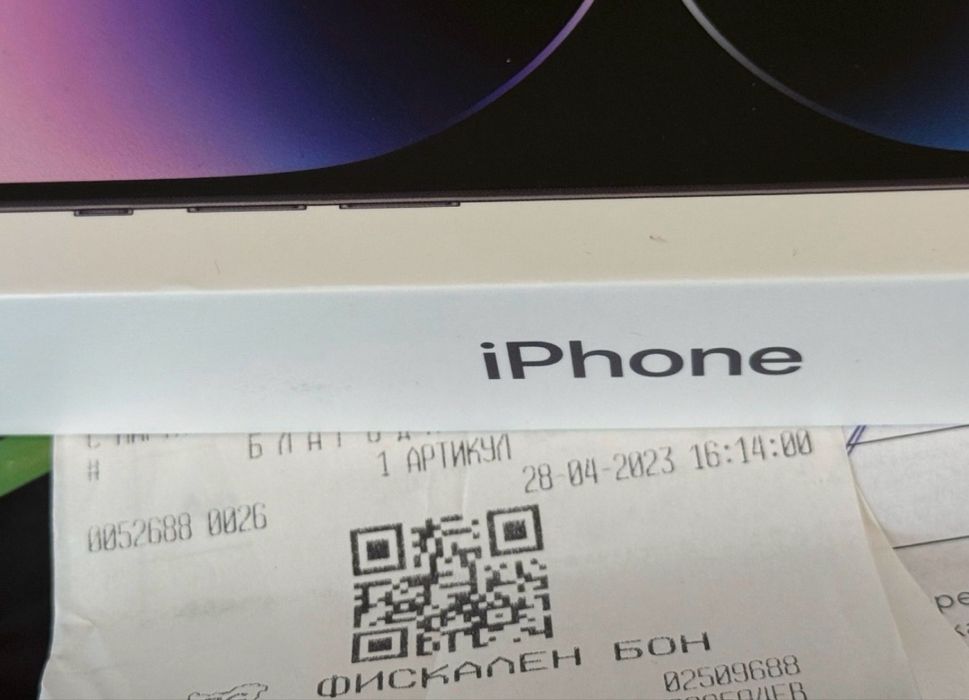 256GB iPhone 14 PRO Max Гаранция Vivacom 2025 г. Purple