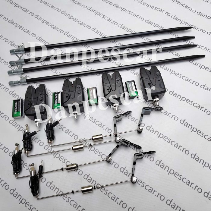 Set 4 Avertizori digitali PROFL JY2 cu mufa jack 4 swingere cu iluminare si 4 Tije