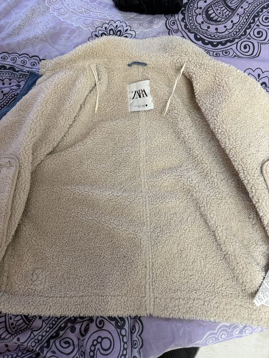 Дънково яке ZARA с пухкава подплата